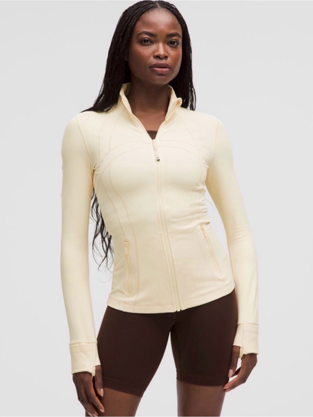 ⭐️Sold out Lululemon Define Jacket Butter Cream NWT Size 8 ⭐️